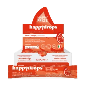 Arancia Rossa (92% succo) - Concentrato liquido per insaporire acqua (10 bustine)