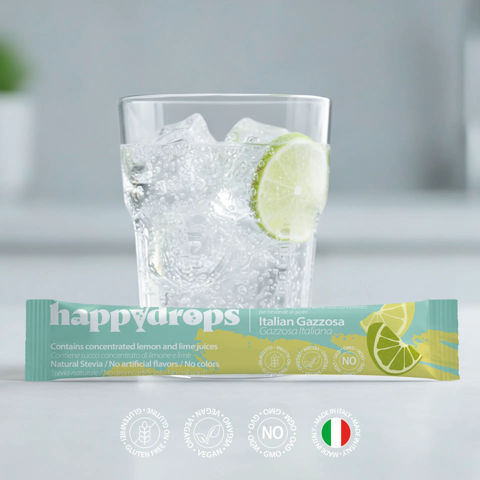 Happydrops Gazzosa + bicchiere_1