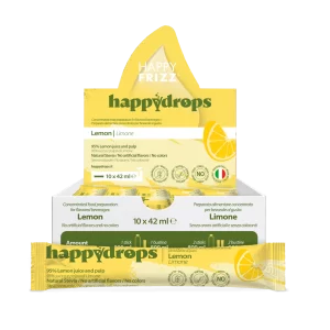 Limone (95% succo) – Concentrato liquido per insaporire acqua (10 bustine)