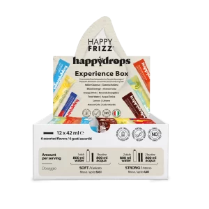 Experience Box gusti assortiti - Concentrati liquidi per insaporire acqua (12 bustine)
