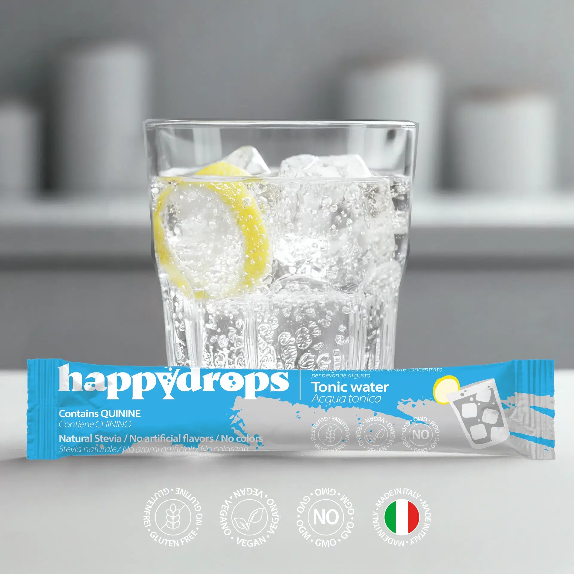 Happydrops Tonica + bicchiere_1