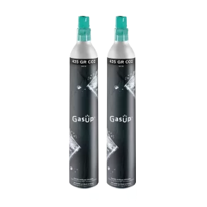 2 Bombole CO2 GasUp 425 g Nuove ricaricabili universali - ad avvitamento